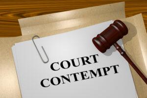How Do You Prove Contempt in Family Court?
